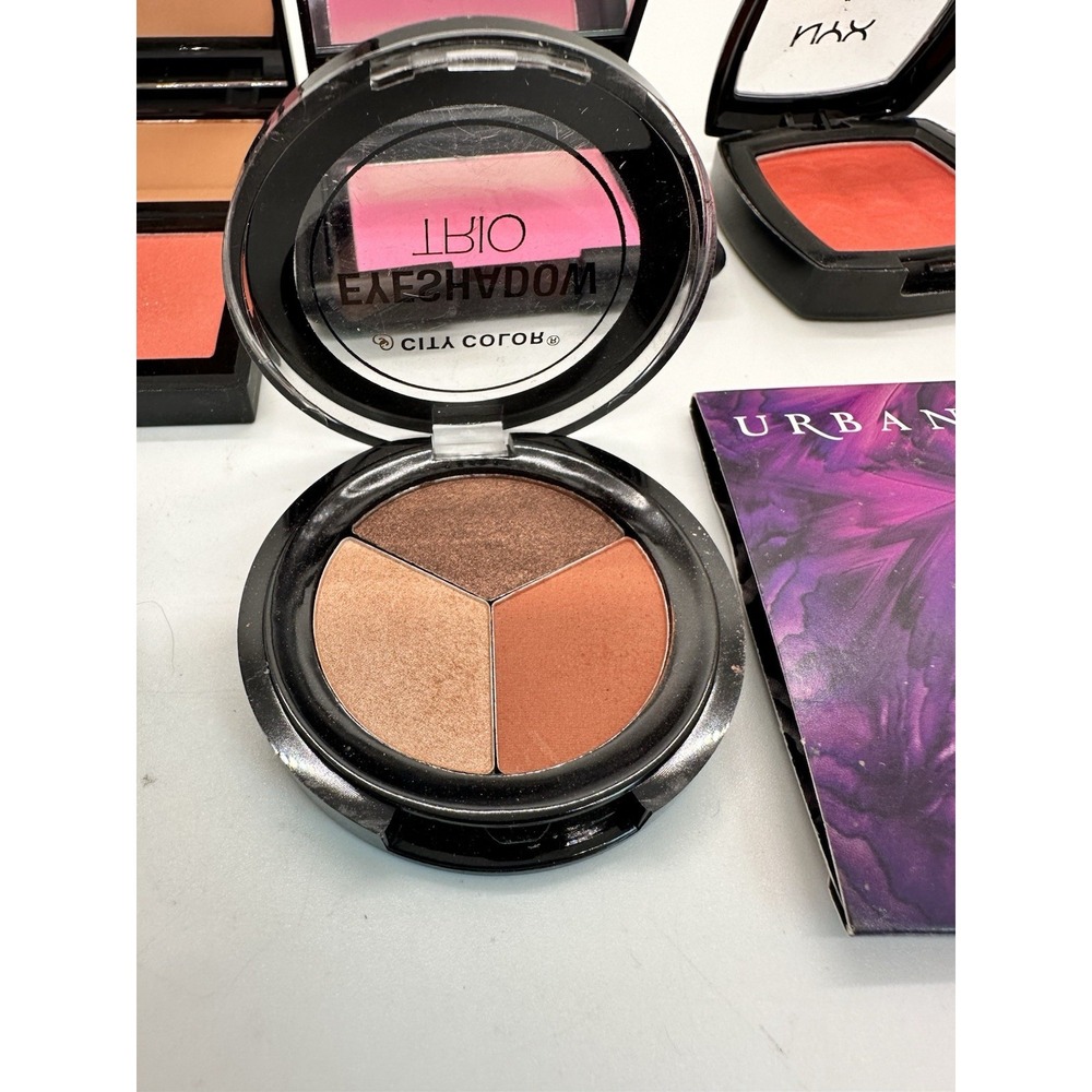 Makeup Lot e.l.f, NYX, Urban Decay, City Color Includes All New Blush, Eyeshadow - Picture 6 of 13